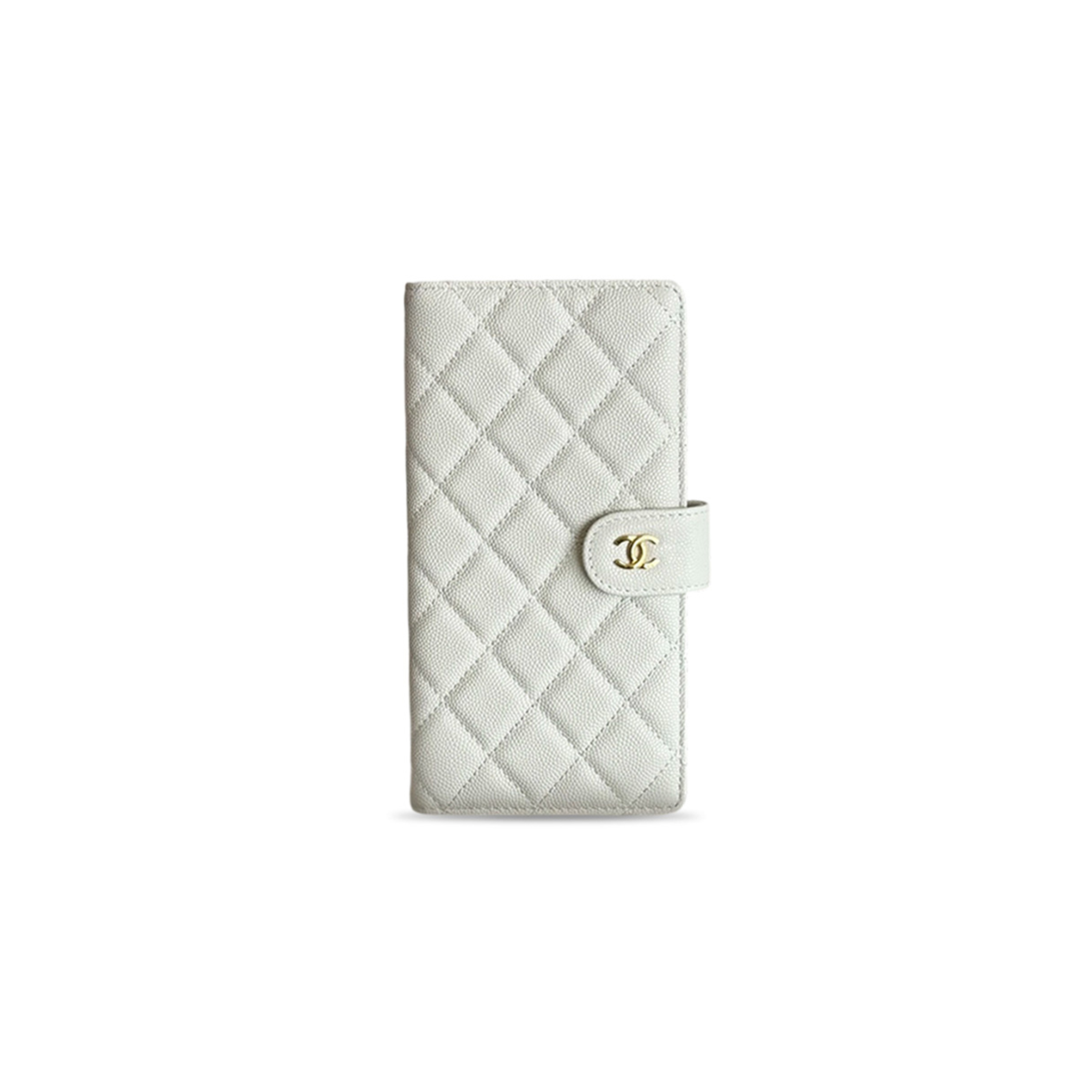 CHANEL CC BIFOLD WALLET QUILTED CAVIAR VERTICAL (19*10*2cm)